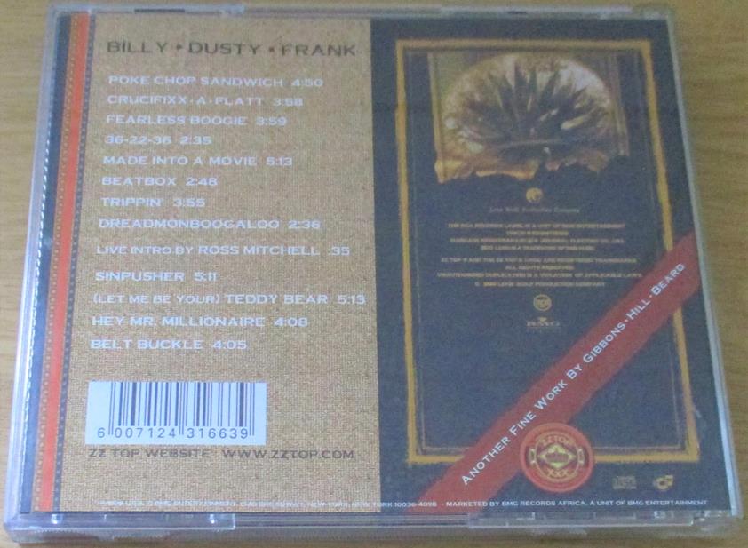 ZZ TOP XXX CD Subterania