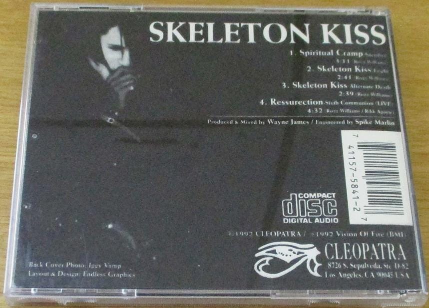 CHRISTIAN DEATH Skeleton Kiss CD - Subterania