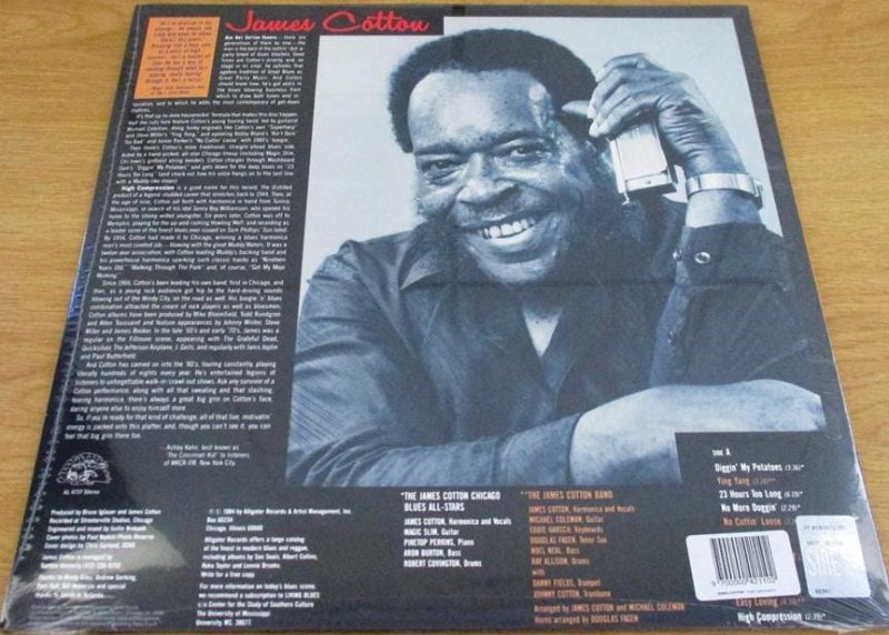 JAMES COTTON High Compression LP VINYL Record [Shelf A] - Subterania Music