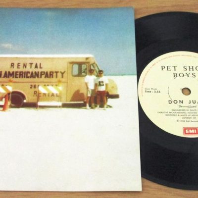 PET SHOP BOYS Domino Dancing South African Pressing 7" Single VINYL Record