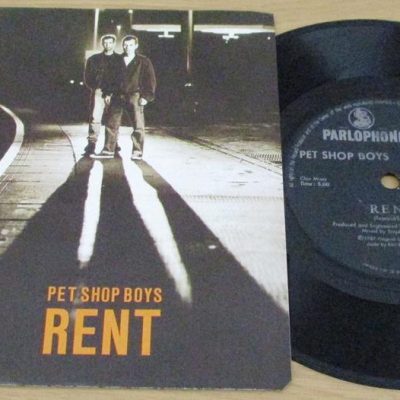 PET SHOP BOYS Rent South African Pressing 7" Single VINYL Record