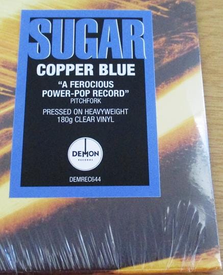 SUGAR Copper Blue Limited Edition Remastered CLEAR LP VINYL Record ...