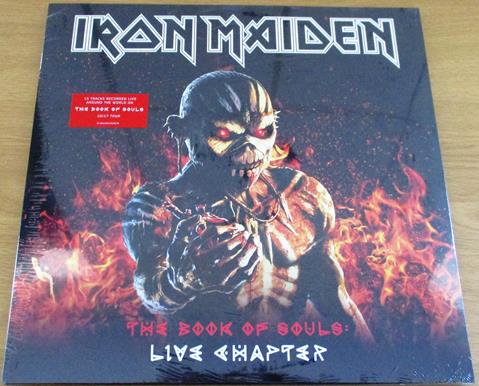 IRON MAIDEN The Book Of Souls: Live Chapter 3xLP VINYL RECORD