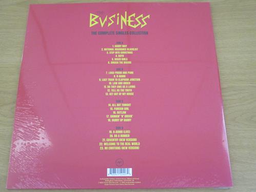 THE BUSINESS The Complete Singles Collection Ltd Edition RED 2xLP VINYL ...