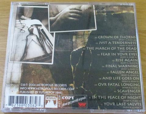 :WUMPSCUT: Bone Peeler (US Hardbox Edition) CD [VG+] - Subterania Music