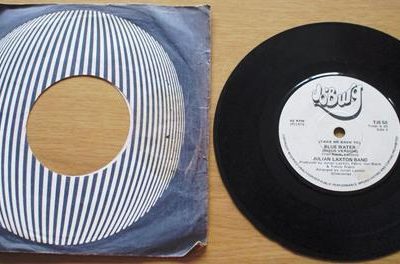 JULIAN LAXTON BAND (Take me Back to) Blue Water 7" Single Vinyl Record