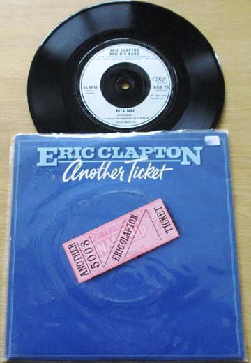 ERIC CLAPTON Another Ticket 7″ Single Vinyl Record - Subterania Music
