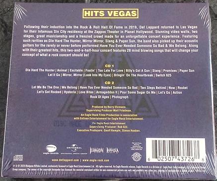 DEF LEPPARD Hits Vegas (Live At Planet Hollywood) 2xCD Digipak - Image 3