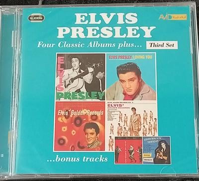 ELVIS PRESLEY 4 Classic Albums Plus Third Elvis Presley+Loving You+Golden Records+Golden Record 2 Plus more 2xCD