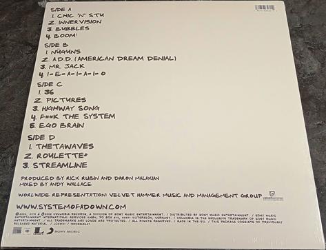 SYSTEM OF A DOWN Steal This Album! 2xLP VINYL Record - Subterania Music