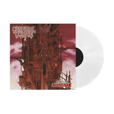 CANNIBAL CORPSE Gallery of Suicide WHITE LP VINYL RECORD