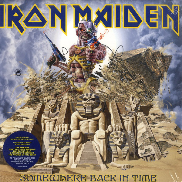 IRON MAIDEN Somewhere Back In Time (The Best Of: 1980-1989) PICTURE DISC 2xLP VINYL Record